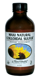 Maxi Health Kosher Maxi Natural Colloidal Sulfur 4 OZ